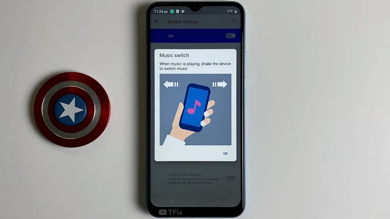 Music switch, When music is playing, shake the device to switch music ...