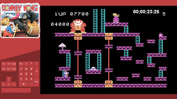 Donkey Kong (Coleco Vision) 1 loop in 34.290s [WR]