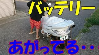 バイクのバッテリーがあがって動かなくなりました【マジェスティ】The battery is dead