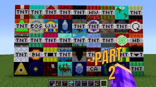 MORE NEW AMAZING TNT in LUCKY TNT MOD (23+ TNT EXPLOSIVE) TOO MUCH MORE TNT Part 2