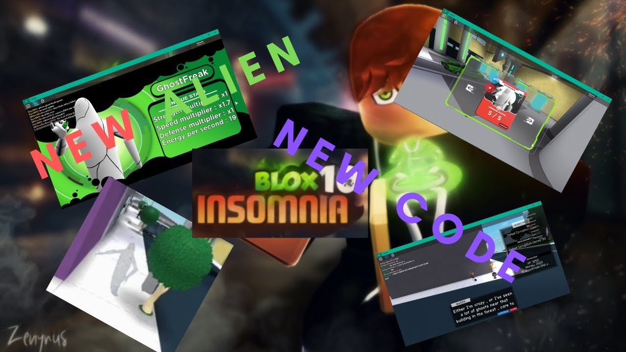 New Code Ghostfreak Update Blox 10 Insomnia By Haniel Asphyxia - codes for blox ten insomnia in roblox how to get free