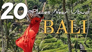 Top 20 places to visit in Ubud | 3 days Itinerary of Ubud | Must Things to in Bali | Bali Vlog