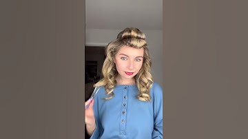 Bombshell Curls Tutorial 💕 #hair #hairstyle #hairtutorial #shorts #beauty #lifestyle #blondehair