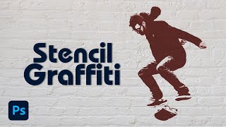 Stencil Graffiti Effect | Graffiti Photo Art | Photoshop Tutorial screenshot 3
