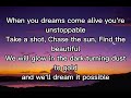 Delacey - Dream it possible (Lyrics)