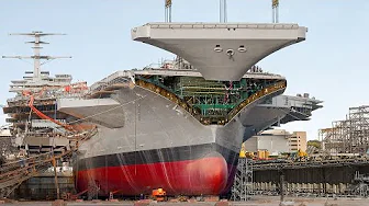 Building US's New $13 Billion GIGANTIC Aircraft Carrier