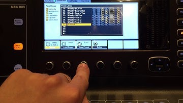 Midas M32 Saving Channel Preset