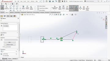 slider crank mechanism by using block tool in solidworks
