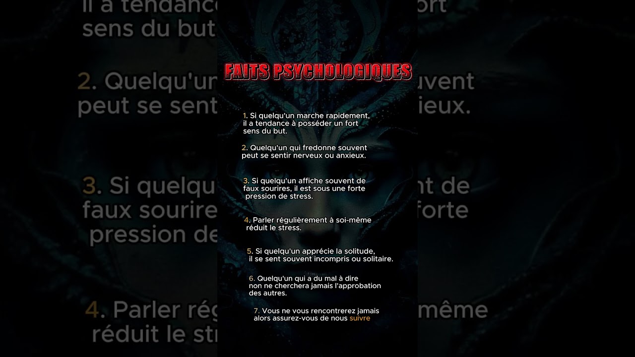 La psychologie dévoilée au grand jour