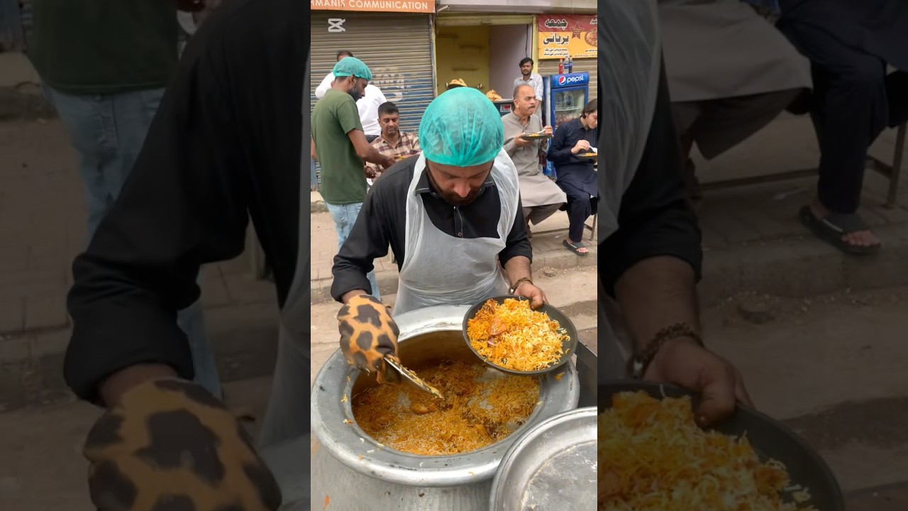 MASALA MUSLIM BIRYANI | Streetfood Biryani 😍 #streetfood #biryani #biryanirecipe