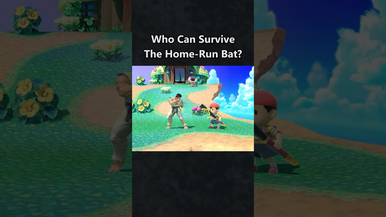Who Can Survive The Home-Run Bat in Super Smash Bros. Ultimate?