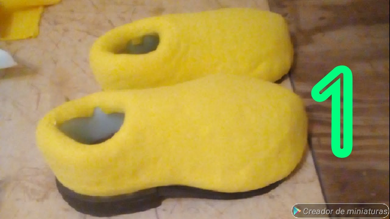 Cómo haces zapatillas de Minnie