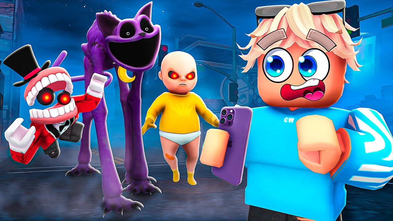 Alle MONSTER um 3 UHR NACHTS Anrufen in Roblox !!