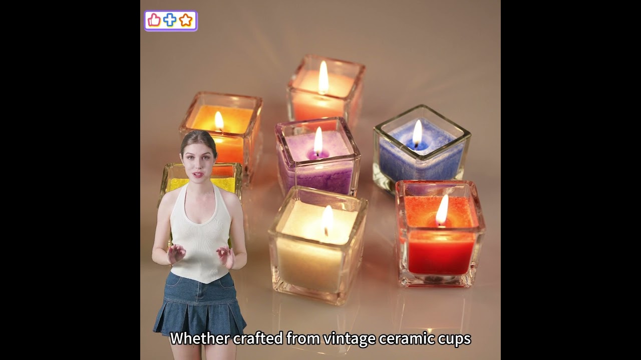 Glass wax cup series