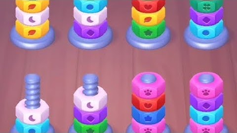 Nuts UP! Bolts Sort Puzzle  Level 16-20 Walkthrough Gameplay Android,iOS