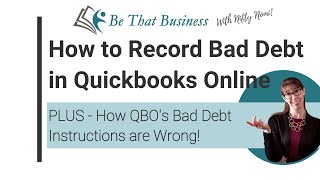 How to Record Bad Debt on Quickbooks Online QBO (Partial Payment + HST - Canada)