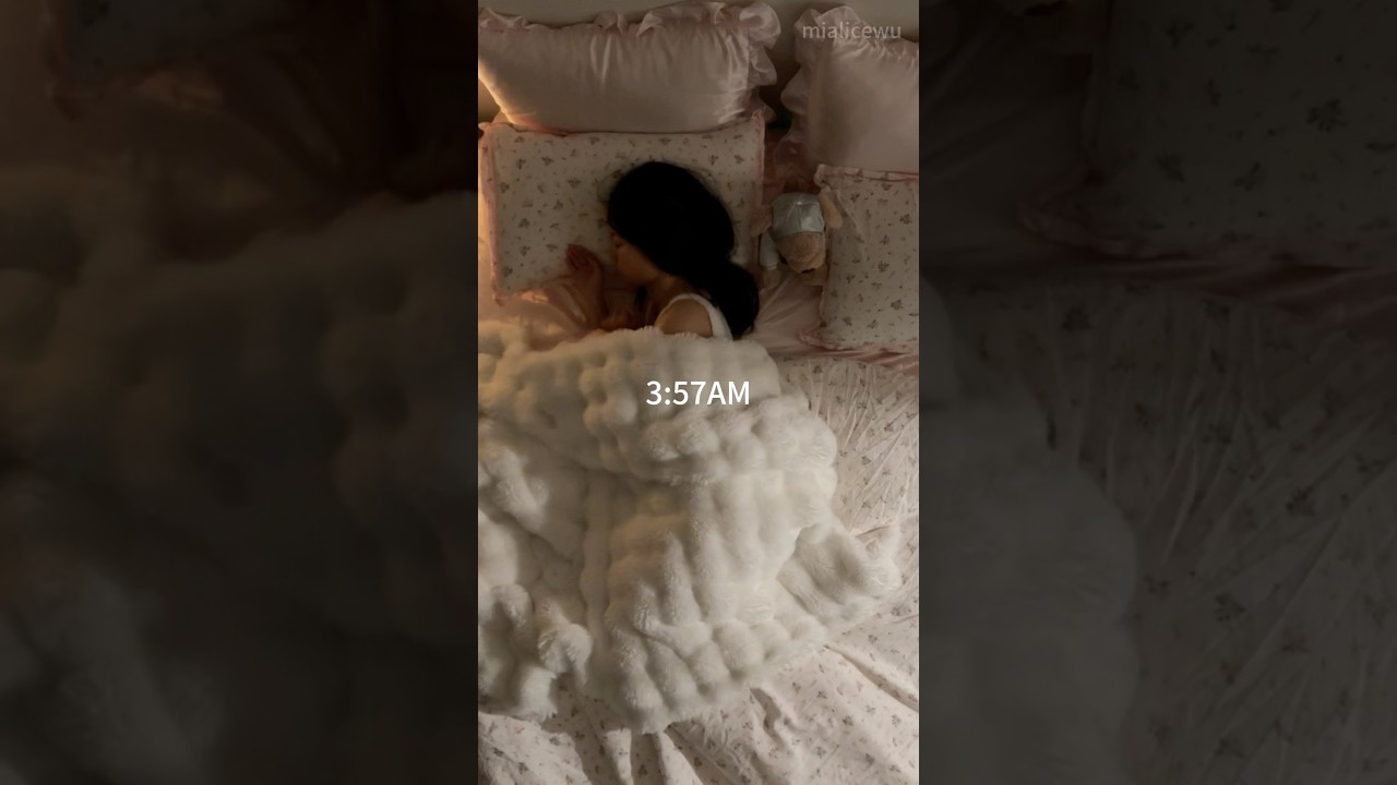 ☁️4am-4pm day in the life🩰#asmr #morningroutine #morning #vlog #selfcare #skincare #fyp #motivated