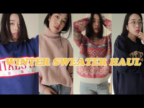 ❄겨울 니트 하울❄ 니트 부자가 꿈이에요 I Winter Sweater Haul I Kimgarlic