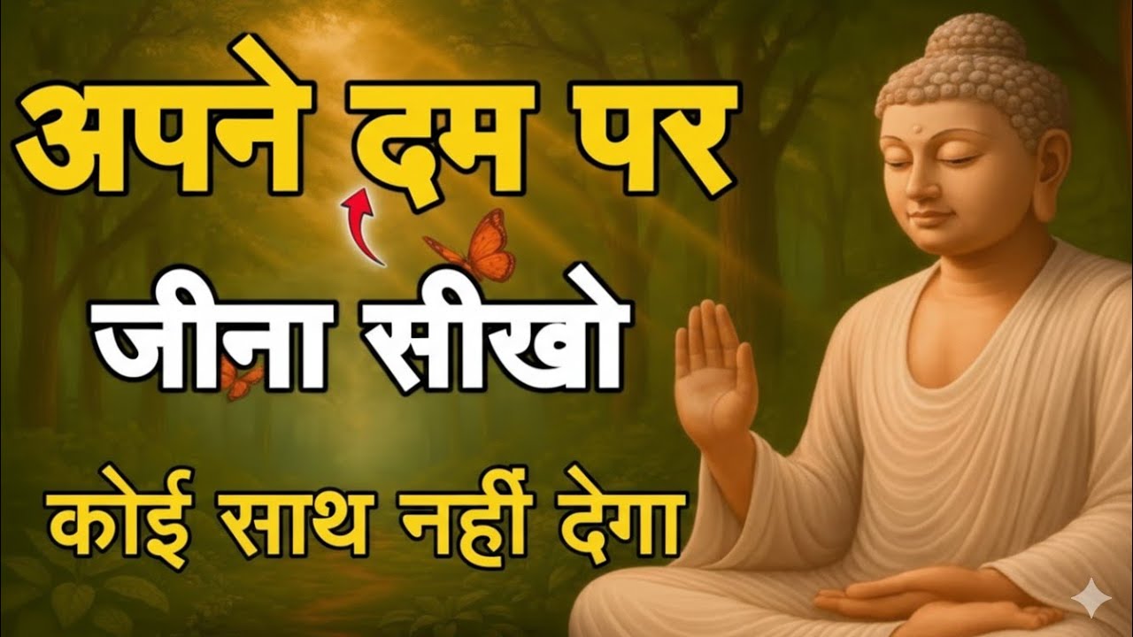 अपने दम पर जीना सीखो वरना दुनिया छोड़ देगी | Powerful Buddhist Motivation | Life Changing Video 