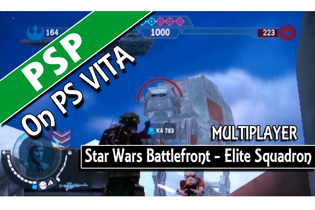 PSP on PS VITA: Star Wars Battlefront - Elite Squadron (Multiplayer