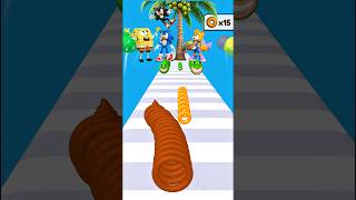 SpongeBob saved Sonic from falling!