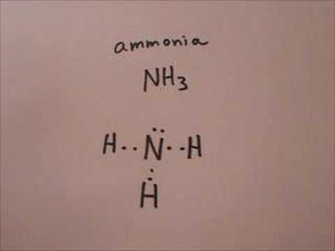 Lewis structure - ammonia - YouTube