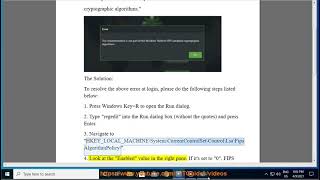 Fix implementation is not part of the Windows Platform FIPS error while logging into IPVanish