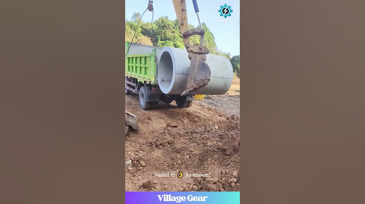 This Excavator Pipe Drop is Oddly SATISFYING & Stressful! 😬😂 #oddlysatisfying #asmr #excavator