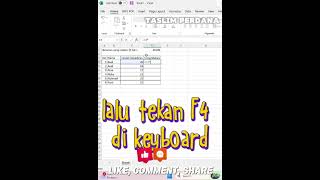 Cara Mengunci Sel Rumus di Excel dengan Tanda $ Cara Mengunci Sel Rumus di Excel dengan Tanda $