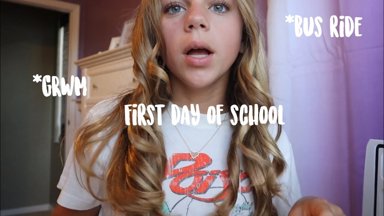 FIRST DAY OF SCHOOL VLOG - YouTube