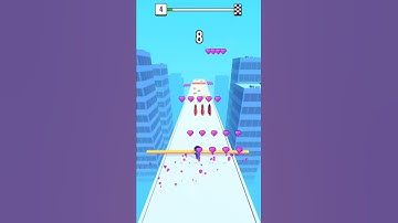 Roof Rails Level 4 - Gameplay Walkthrough | By. Voodoo #shorts