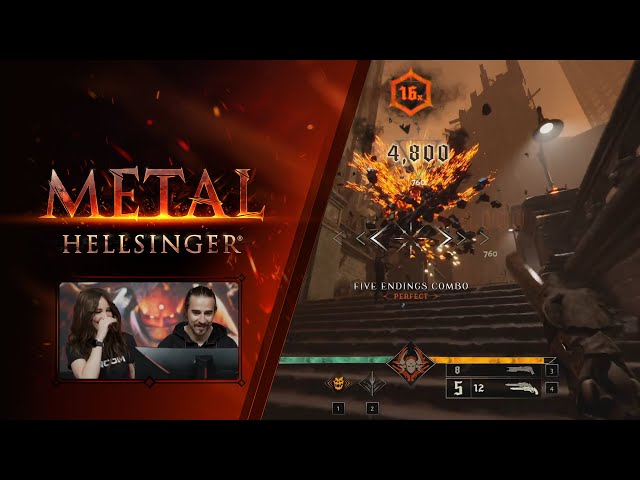 ✓ METAL HELLSINGER - JOGO MUITO MANEIRO DO GÊNERO FPS DE RITMO - GAMEPLAY  (DEMO GRÁTIS) 🤘 