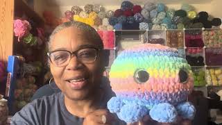 I made the cutest pattern from @allfromjade 🥰 #crochet #plushies #crochetpattern