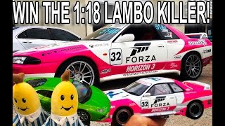 WIN THE LAMBO KILLER (1:18 Replica), With Extra Lambo Driver Fight Footage :D