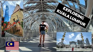 Exploring the heart of Kuala Lumpur 🇲🇾🕌