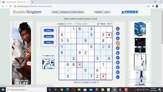 free daily sudoku kingdom ,play sudoku kingdom, "daily sudoku online" screenshot 1