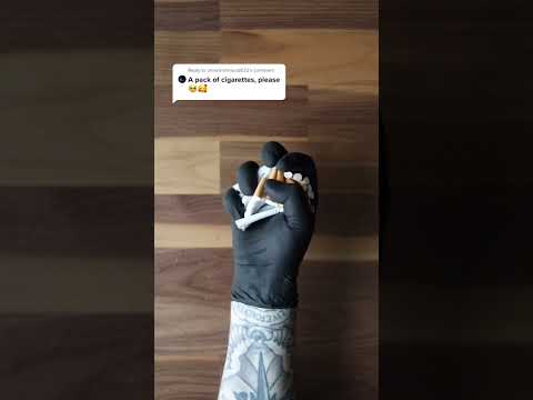 تدمير علبة سجاير كاملة        