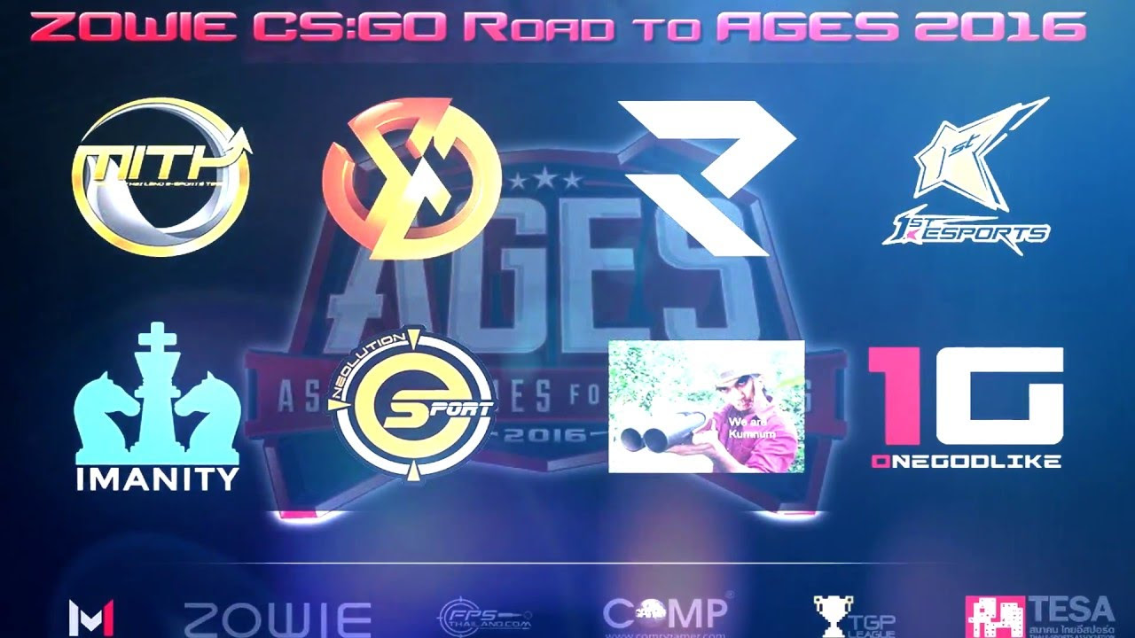 cs go thailand  2022  CS:GO Zowie Road to AGES 2016 [Highlight] | THAILAND™