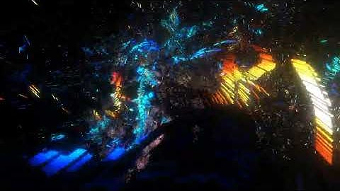 Particle System with GLSL (Curl Noise) with Attractor on Touchdesigner (VISUAL TEST)