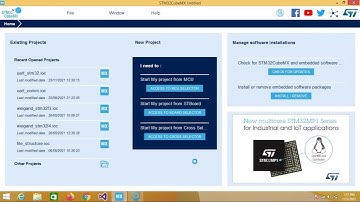 STM32 CubeMX project (LED Blinking) initialization with Keil