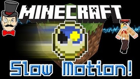 Minecraft Mods - SLOW MOTION Mod! Control Time, Super Speed, Slow Explosions & More!