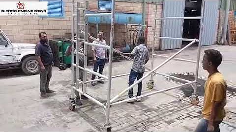 How to Install Mobile Scaffolding Tower