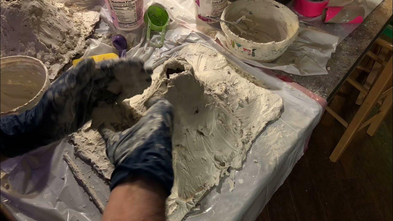 Making a Plaster Volcano for Ammonium Dichromate Fiery Volcano Science