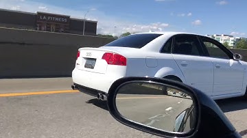 Audi B7 RS4 - ECS Tuning H-Pipe + Tubi Exhaust Quick Video