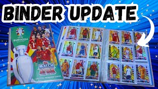 TOPPS MATCH ATTAX EURO 2024 BINDER UPDATE / THE CHASE IS STILL ON!!