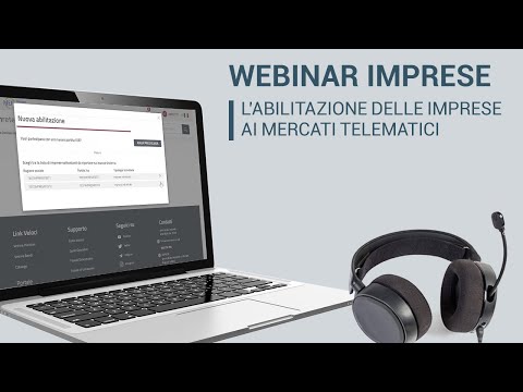 L'abilitazione degli Operatori economici ai Mercati telematici - video from Consip