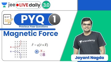 JEE: Magnetic Force PYQ - 1 | Unacademy JEE | JEE Physics | Jayant Nagda