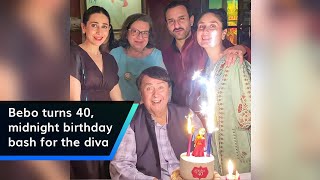 Bebo turns 40, midnight birthday bash for the diva