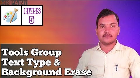 Tools Group | Pencil, Fill With Colour, Text, Eraser, Magnifier | MS-Paint Class 5 | #ComputerHelp