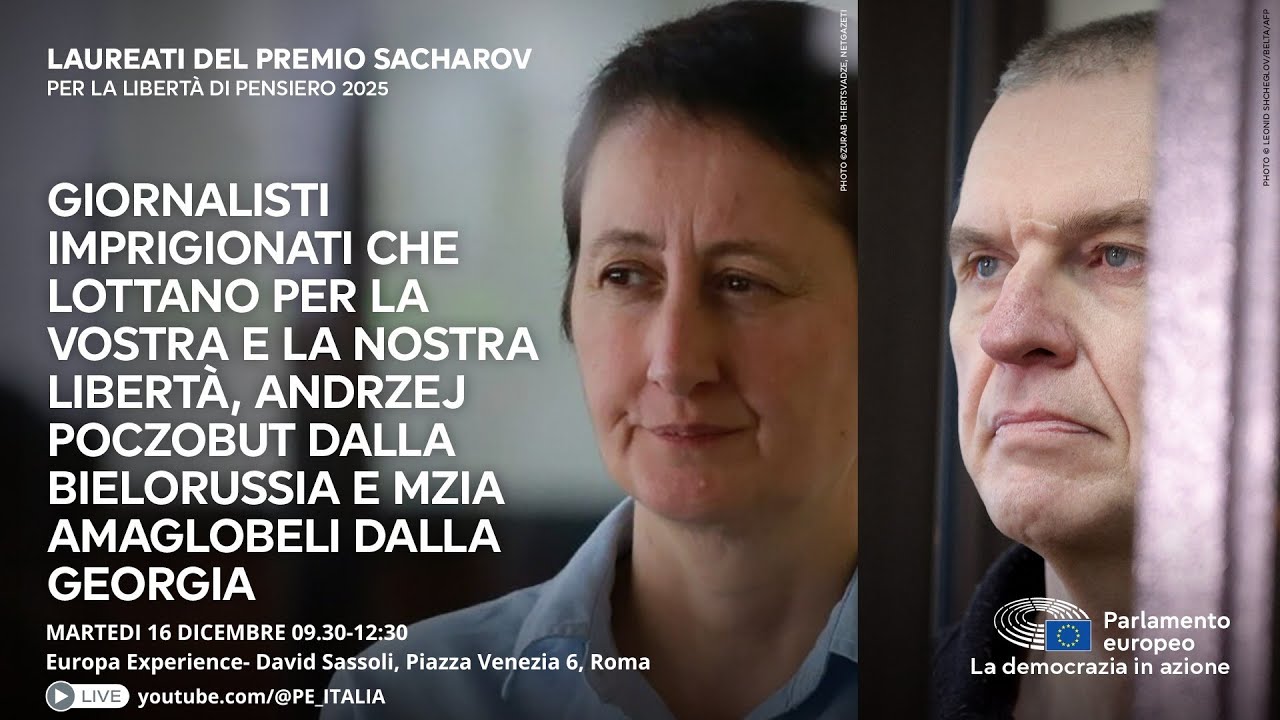 Premio Sacharov per la libertà di pensiero 2025